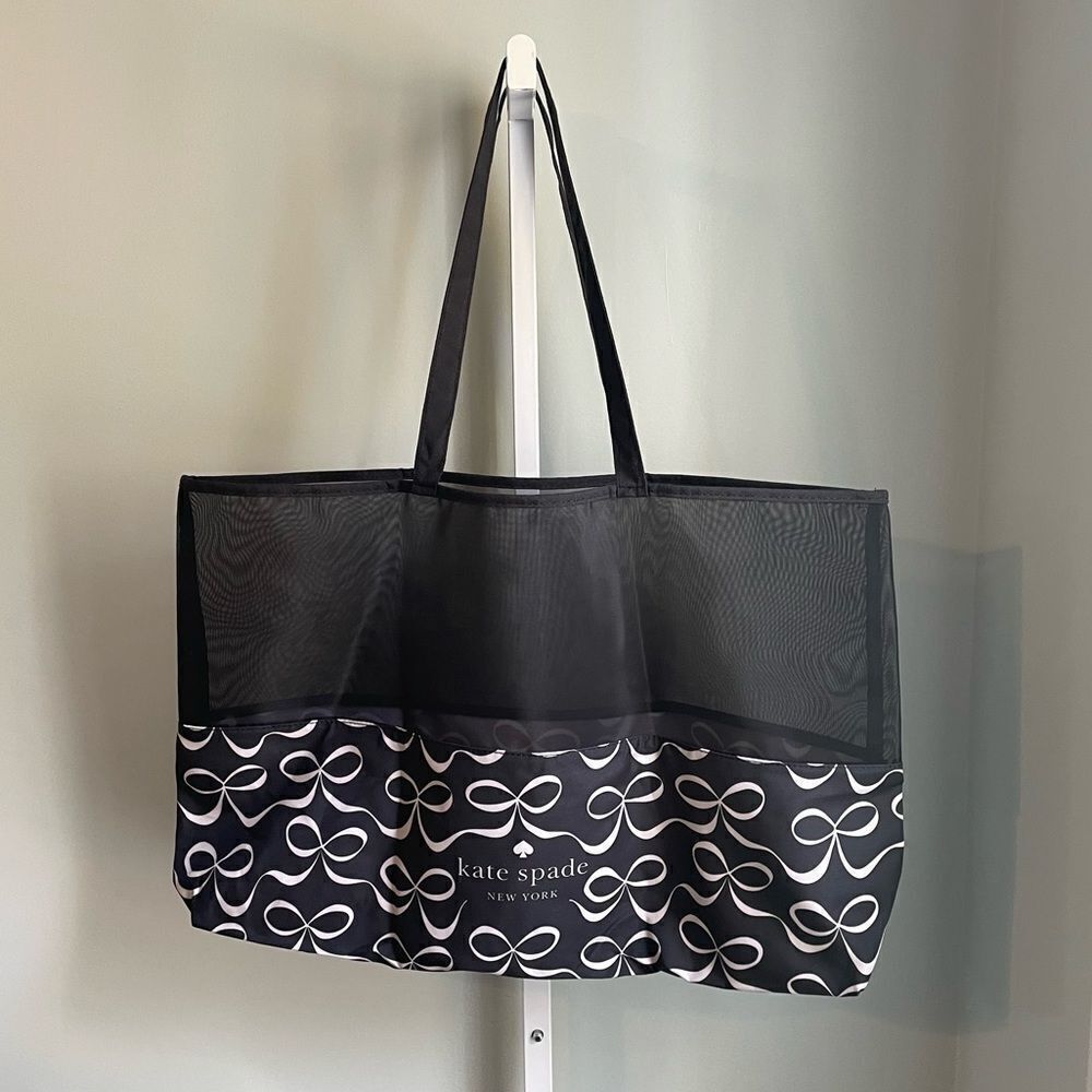Kate Spade New York Black Shopper Tote Bag